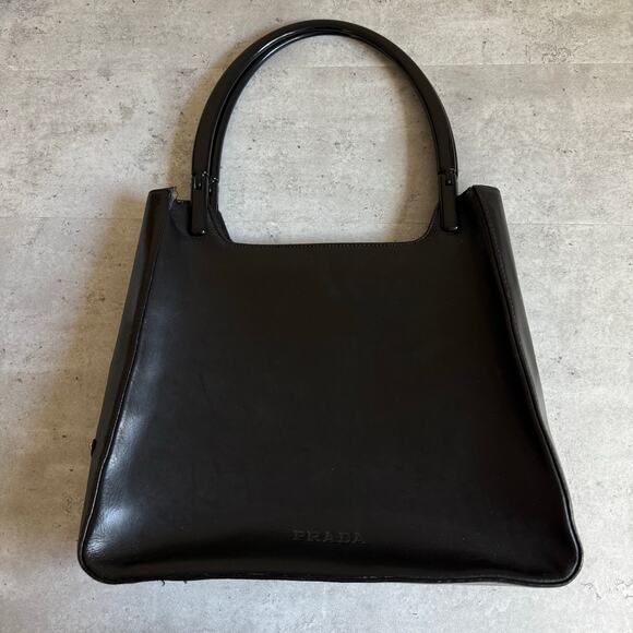 Black designer leather tote bag very high quality - Picture 2 of 16